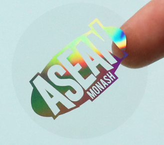 clear sticker printing